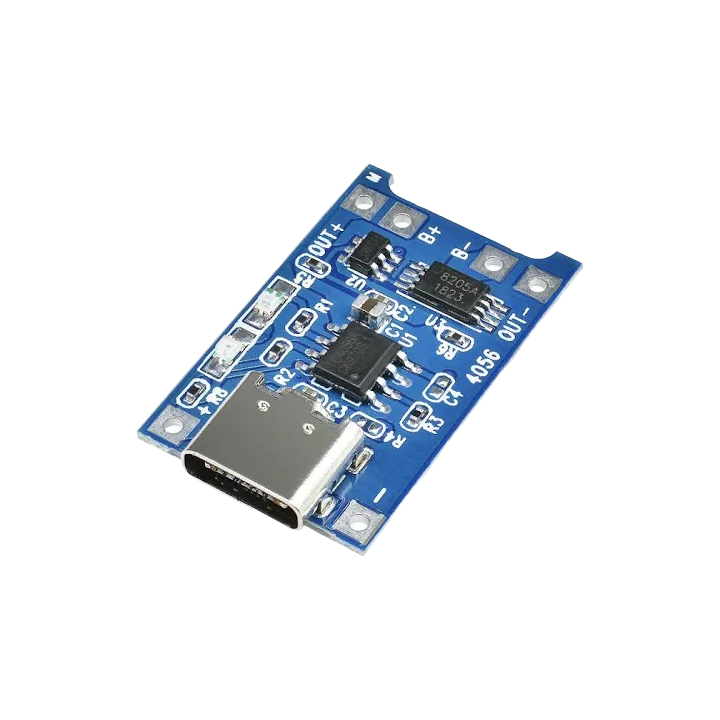 TP4056 3.7volt Lithium Battery Charging Protection Module Board  Type C