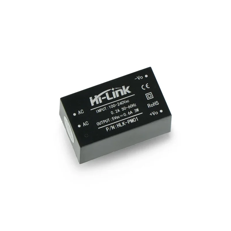 Hi-Link Power Supply HLK-PM01 100V-240VAC / 5VDC - 0.6A 3W