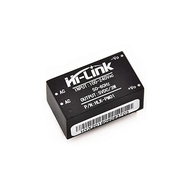 Hi-Link Power Supply HLK-PM01 100V-240VAC / 5VDC - 0.6A 3W
