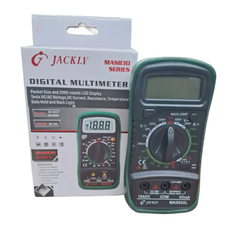 Jackly MAS830 Series Digital Multimeter